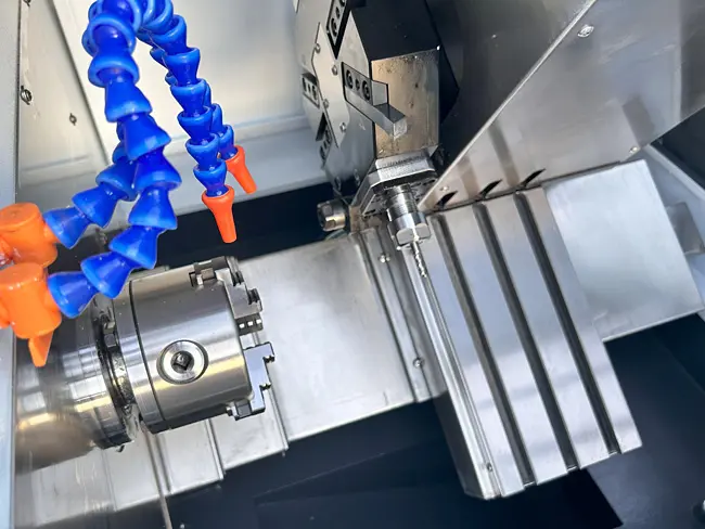 Small turning-milling compound machine