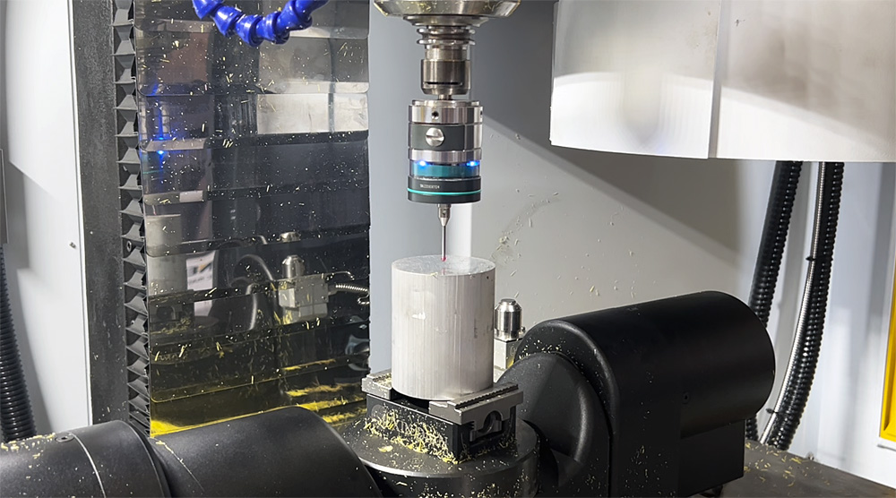 小型五轴加工中心在线测量系统