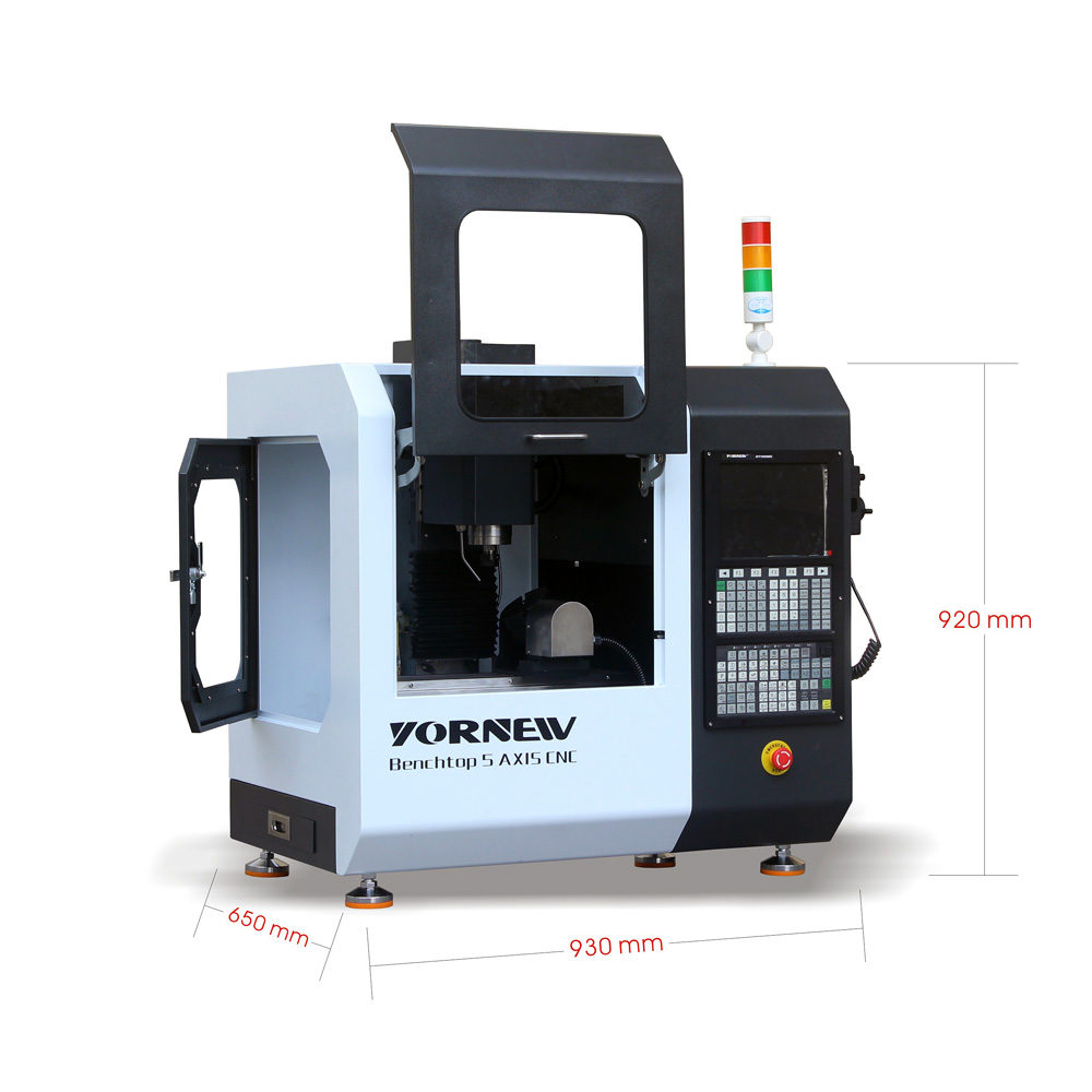 桌面式紧凑型五轴加工中心