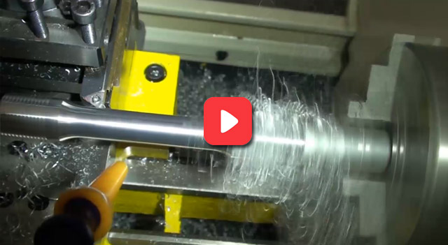 CK210桌面型数控车床加工视频